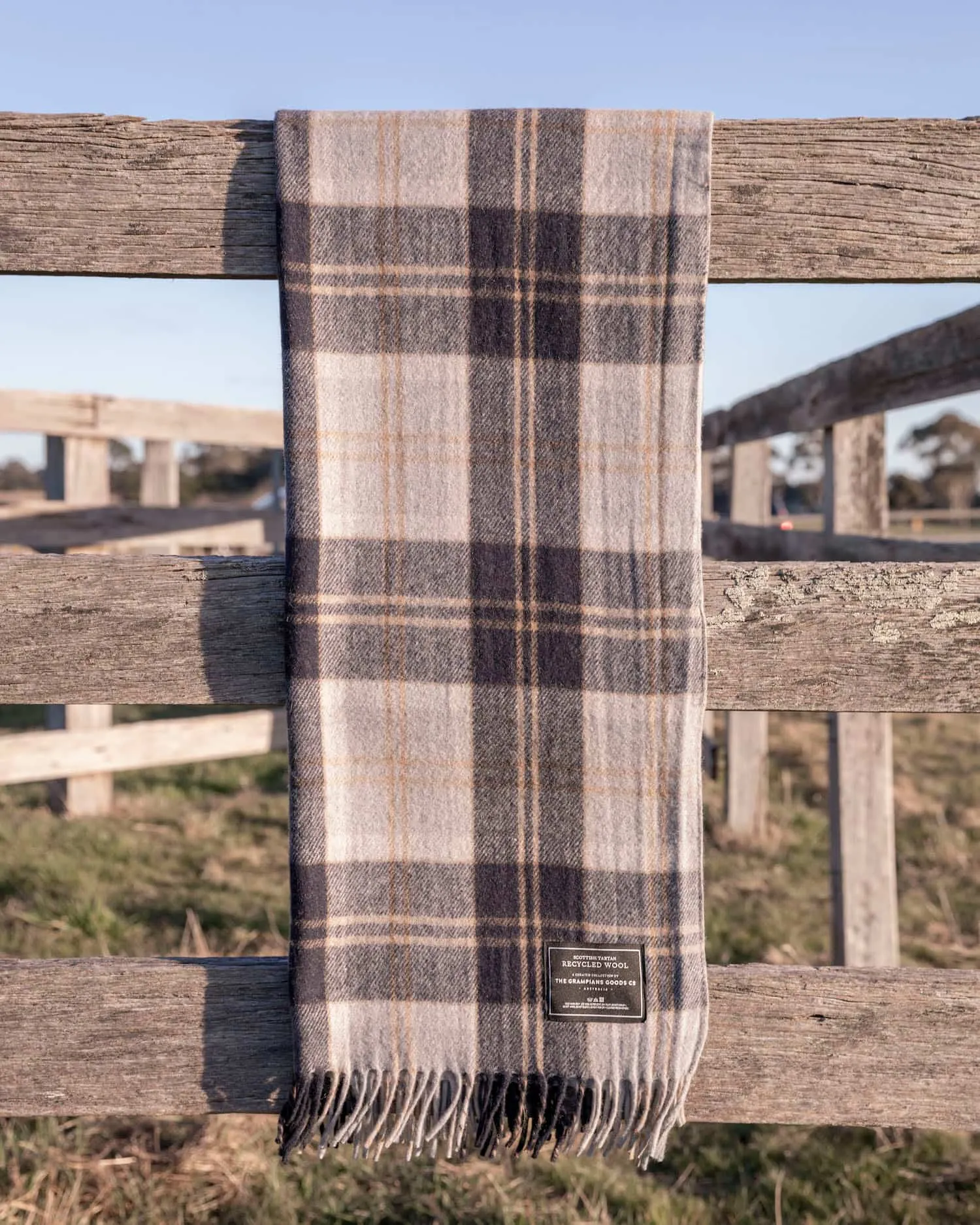 All weather tartan adventure blanket