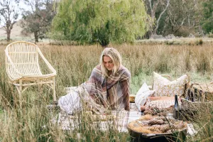 All weather tartan adventure blanket