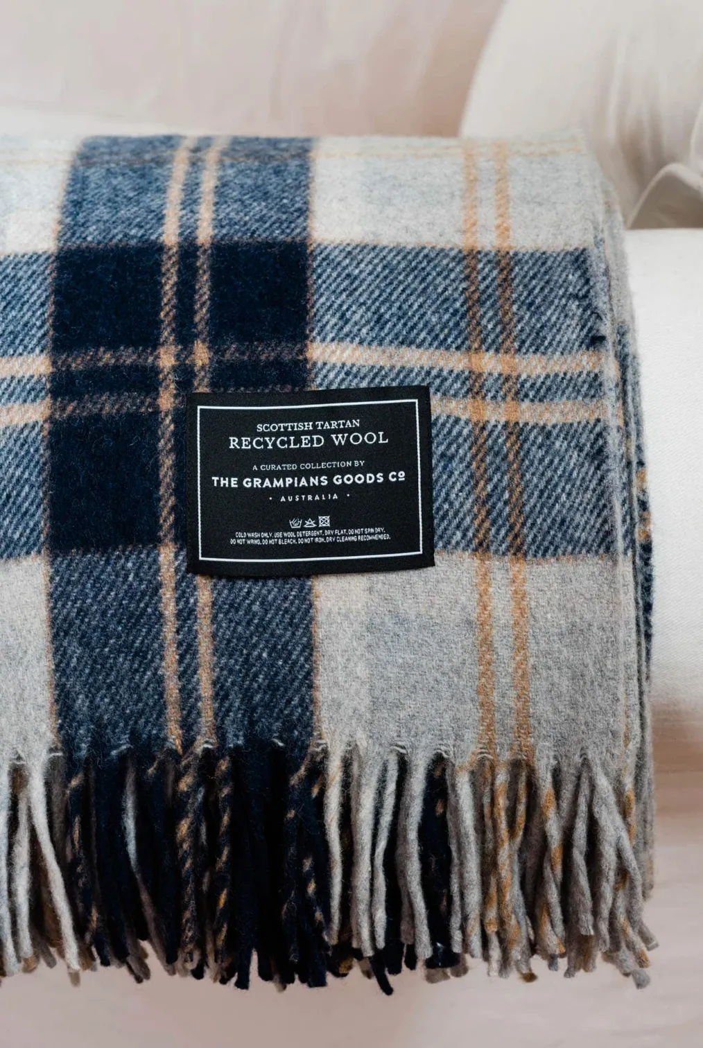 All weather tartan adventure blanket