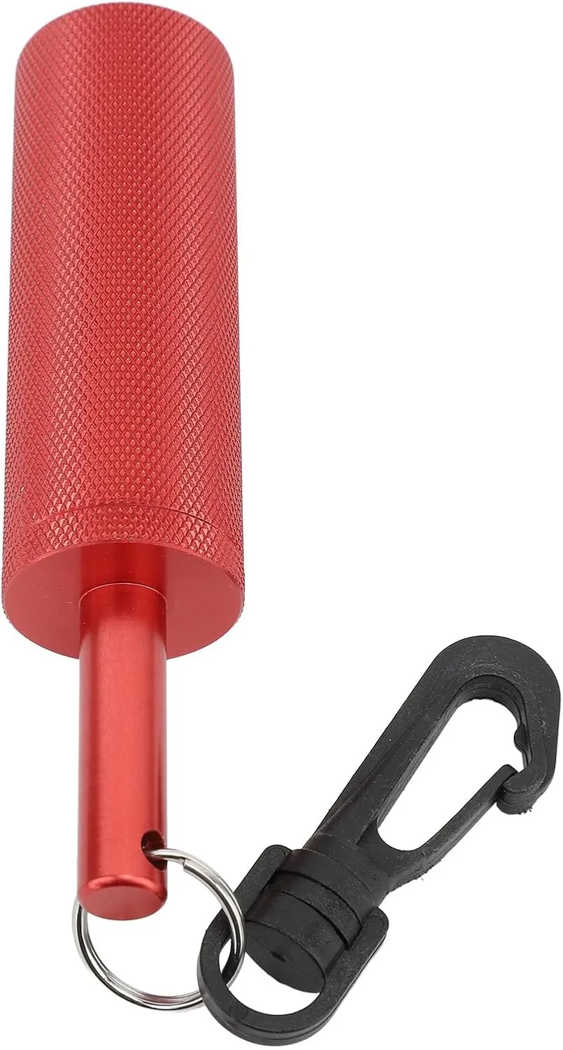 Aluminum Alloy Dive Signal Tool, Corrosions, Loud Audible Sound, 360° Rotating Clip, Lightweight Diving Gear for Divers