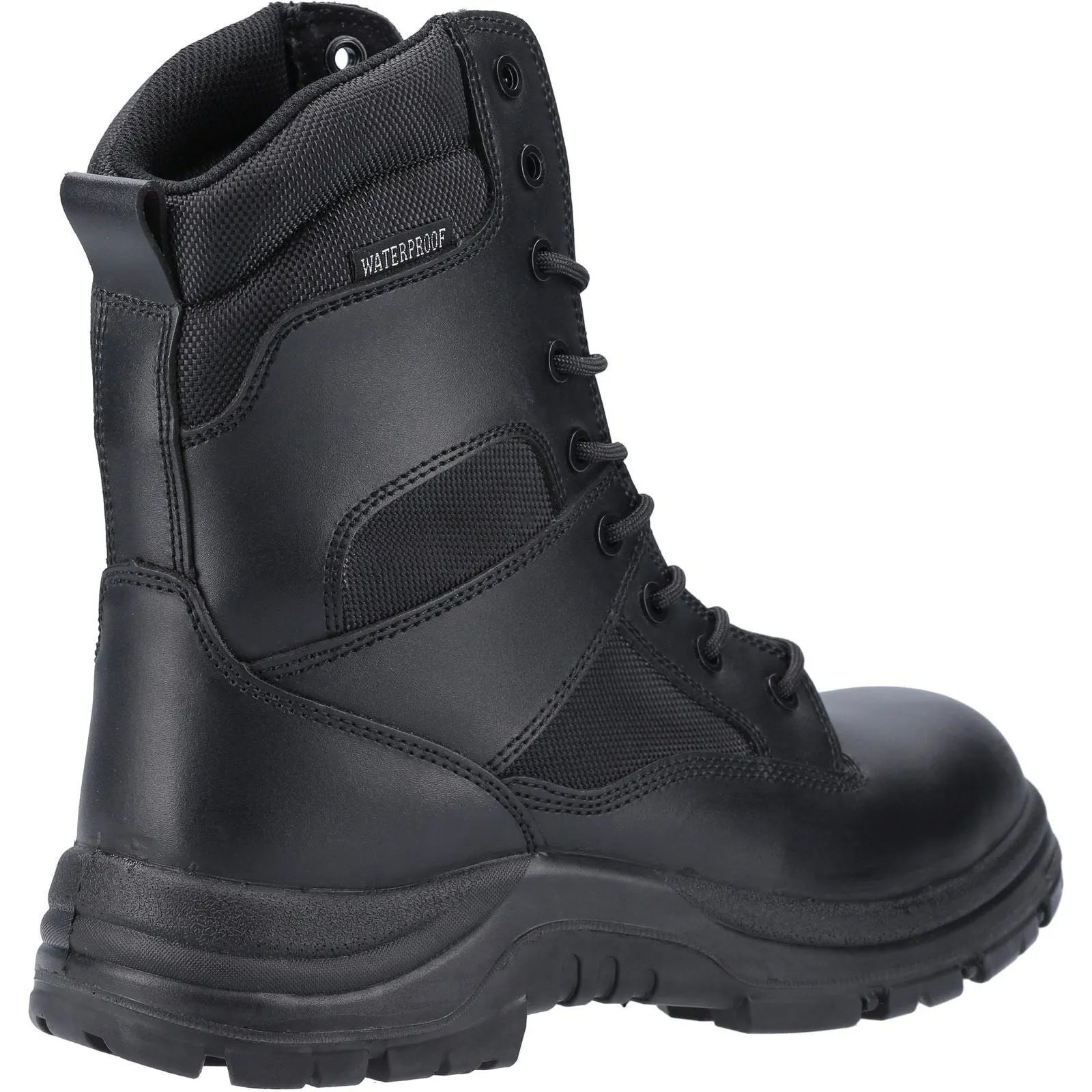 Amblers Safety Men's Combat Hi-Leg Waterproof Metal Free Boot in Black