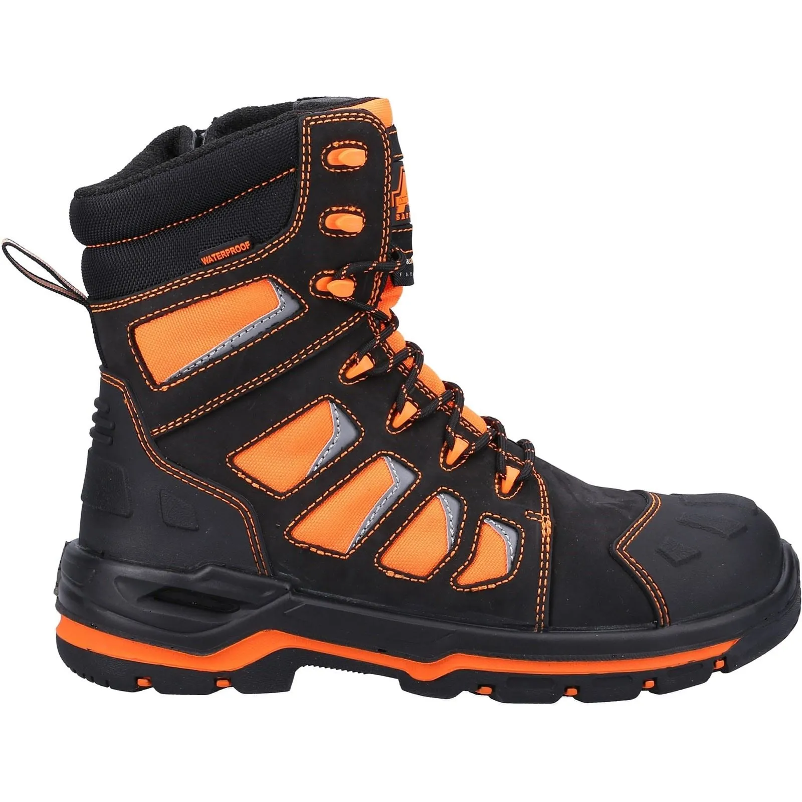 Amblers Safety Unisex AS972C Beacon Safety Boot in Orange
