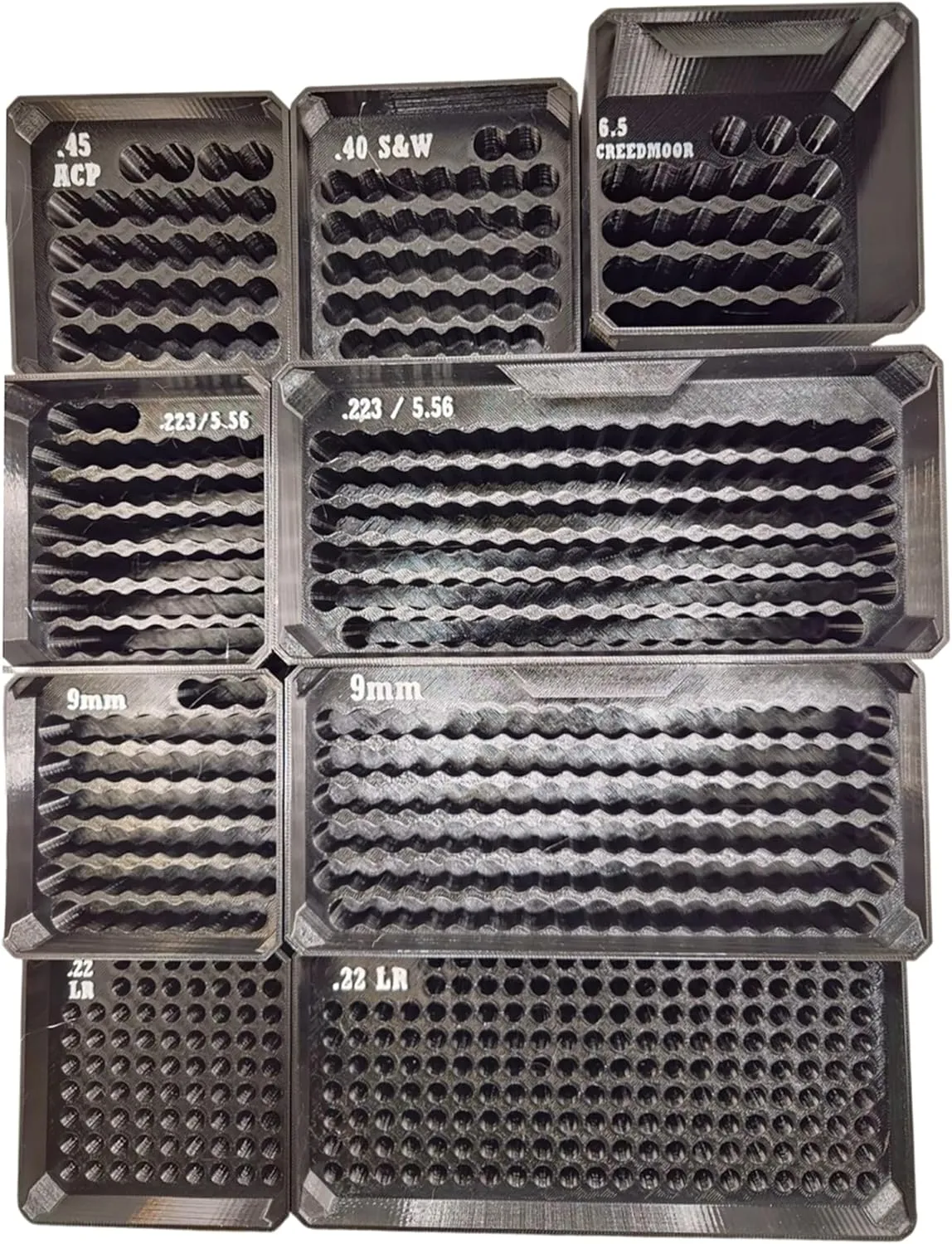 Ammo Storage Containers for Packout Compact Insert For Compact Organizer Tool Accessory (.223/5.56 Rectangle)
