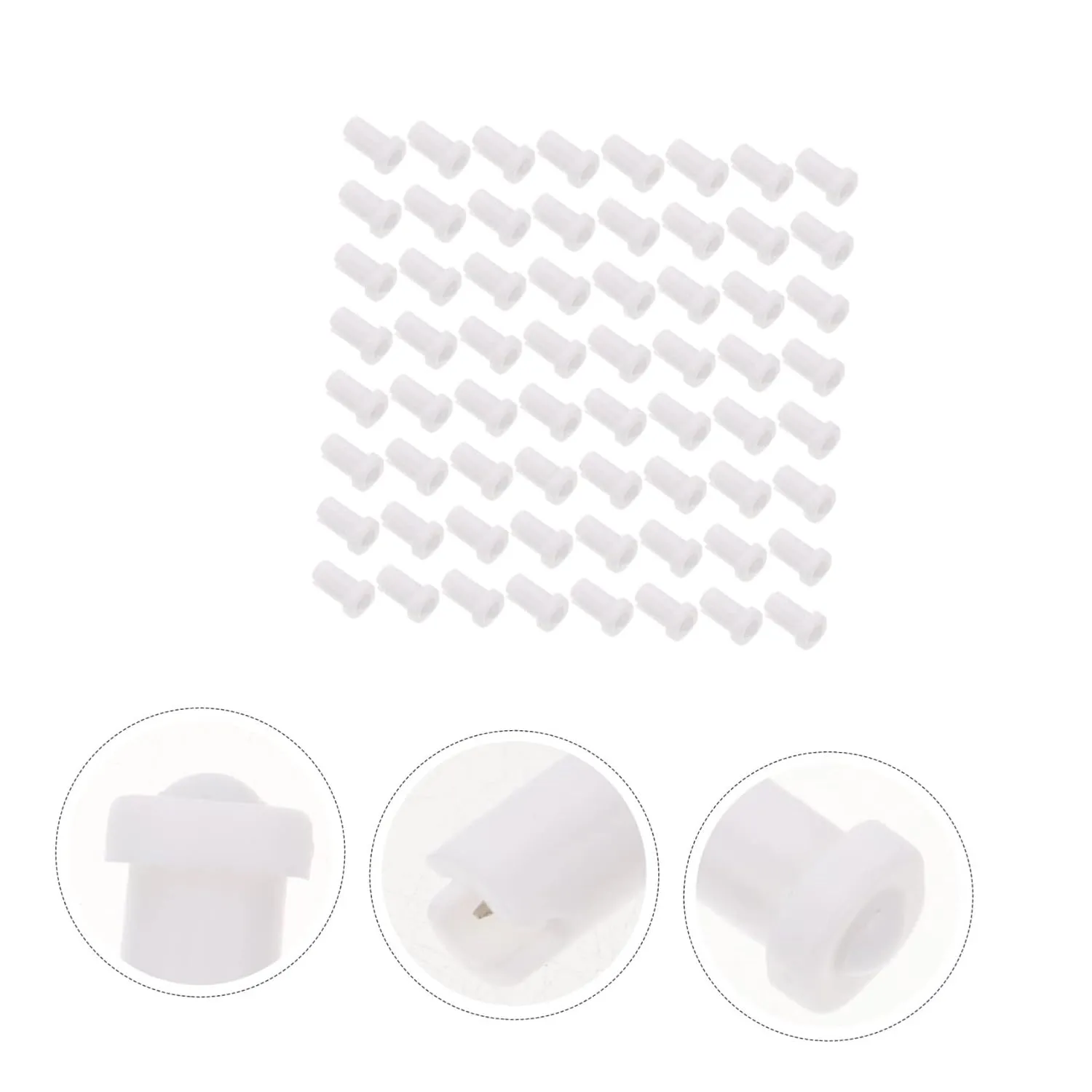 Angoily 400pcs Eyelash Extensions Bottle Needles -blocking Tips for Precision Application Nozzles for Salon and Use Essential Lash Extension Tools