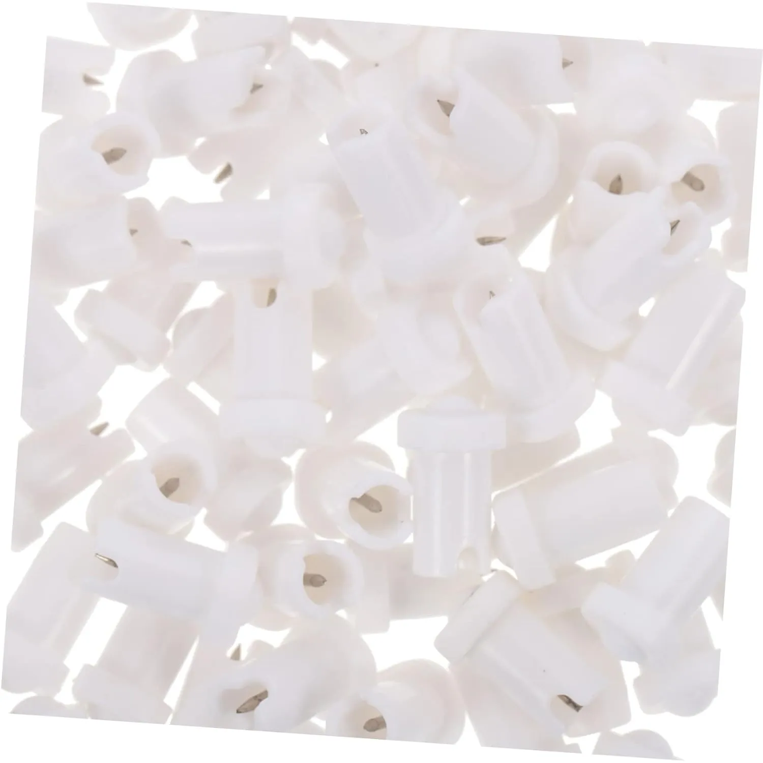 Angoily 400pcs Eyelash Extensions Bottle Needles -blocking Tips for Precision Application Nozzles for Salon and Use Essential Lash Extension Tools