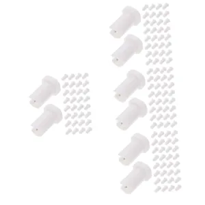 Angoily 400pcs Eyelash Extensions Bottle Needles -blocking Tips for Precision Application Nozzles for Salon and Use Essential Lash Extension Tools