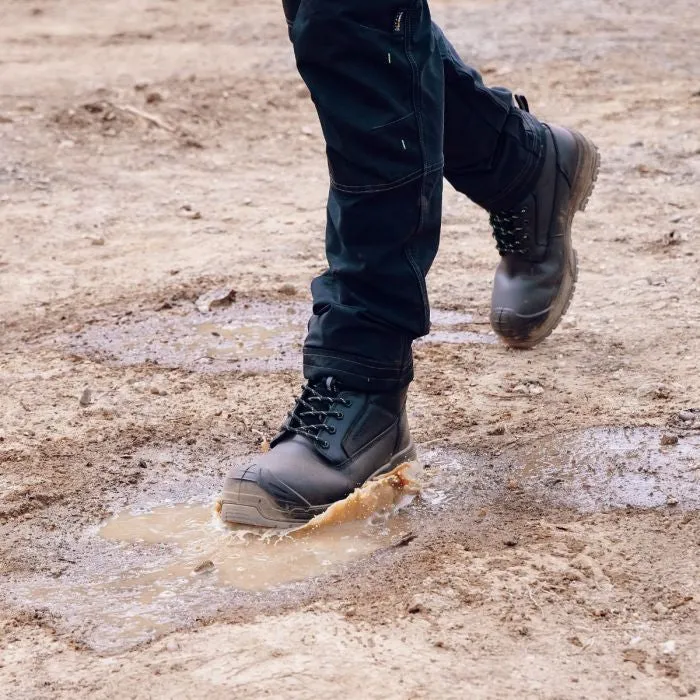 Apache Mens Cranbrook Waterproof Breathable Work Boot-BLACK