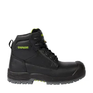 Apache Mens Cranbrook Waterproof Breathable Work Boot-BLACK