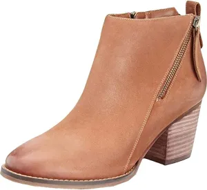 Aqua College Womens Nancy Nubuck Waterproof Booties Tan 10 Medium (B,M)