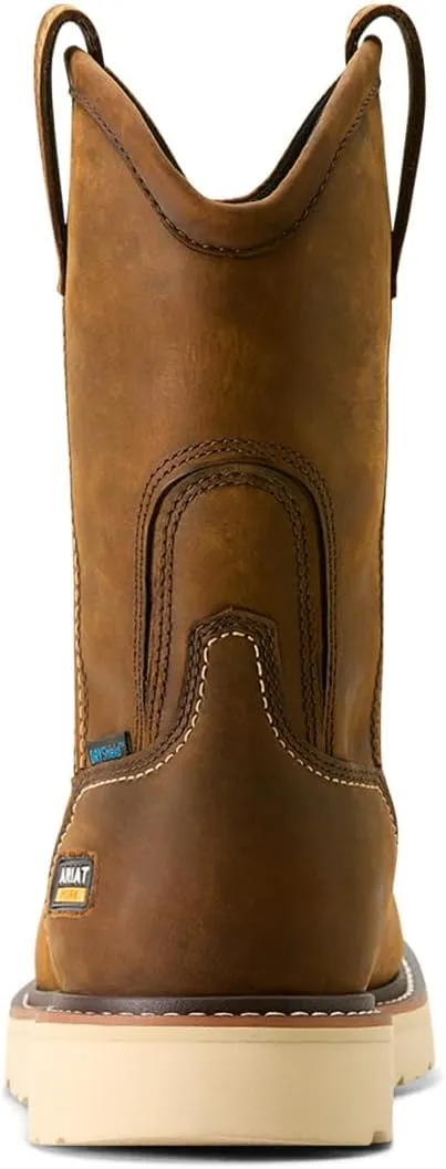 ARIAT Men's Rebar Wedge Pull-on Waterproof Work Boot Industrial