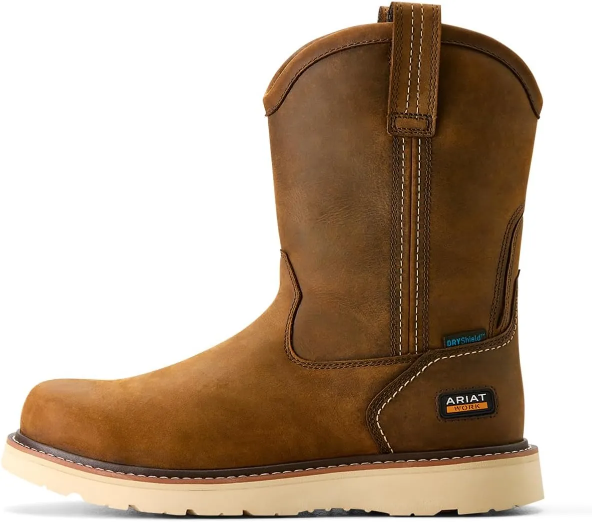 ARIAT Men's Rebar Wedge Pull-on Waterproof Work Boot Industrial