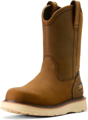 ARIAT Men's Rebar Wedge Pull-on Waterproof Work Boot Industrial