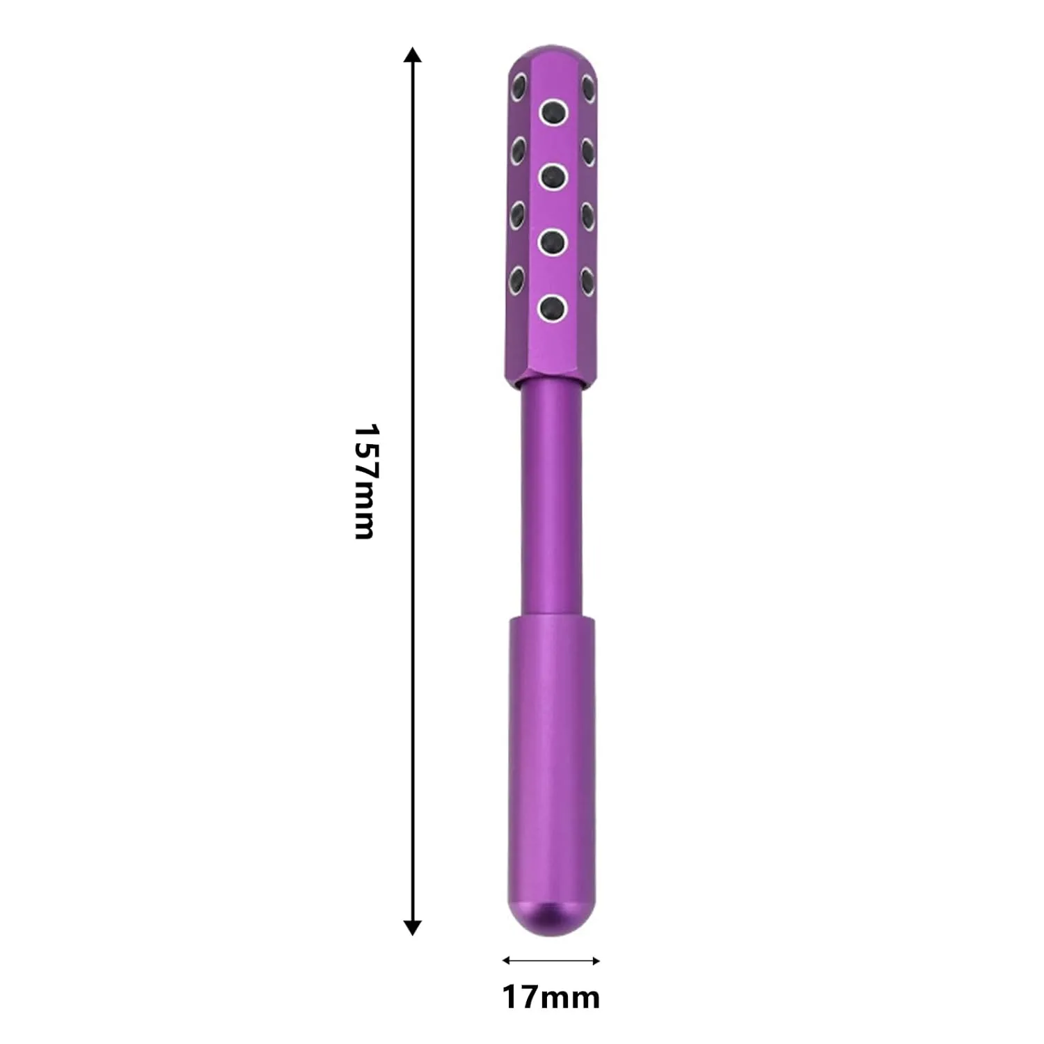 Arrily face roller，Uplift Facial Massaging Beauty Tool, Skin Care for Skin Tightening Firming, De-Puffing, Nourishes The Skin for Daily Skincare Routine (purple)