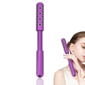 Arrily face roller，Uplift Facial Massaging Beauty Tool, Skin Care for Skin Tightening Firming, De-Puffing, Nourishes The Skin for Daily Skincare Routine (purple)