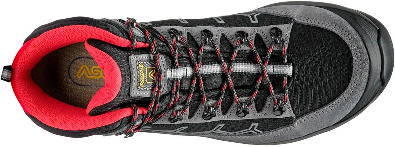 ASOLO Men's Falcon EVO GV Waterproof Breathable Lace-Up Outdoor Hiking Boots with Suede & Nylon Upper, High-Traction Outsole