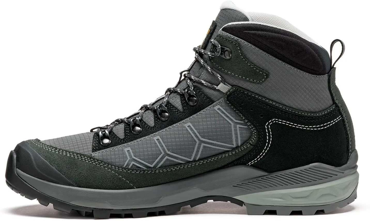 ASOLO Men's Falcon EVO GV Waterproof Breathable Lace-Up Outdoor Hiking Boots with Suede & Nylon Upper, High-Traction Outsole