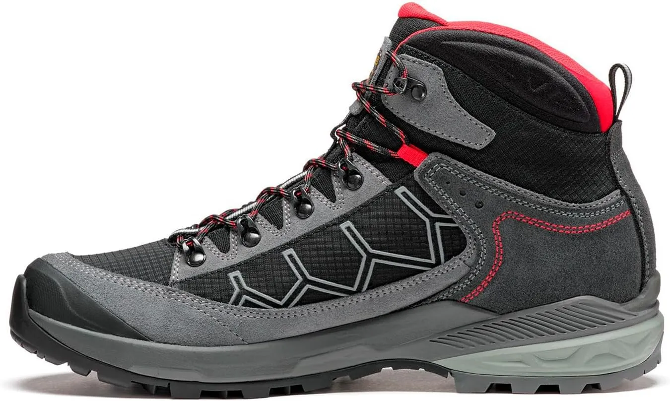 ASOLO Men's Falcon EVO GV Waterproof Breathable Lace-Up Outdoor Hiking Boots with Suede & Nylon Upper, High-Traction Outsole