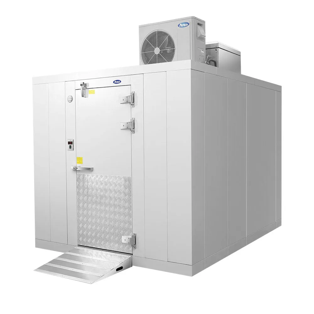 Atosa AWC1010-TF - 10' x 10' x 7'6" Walk-in Cooler with Reinforced Floor with Diamond Tread Kick Plates
