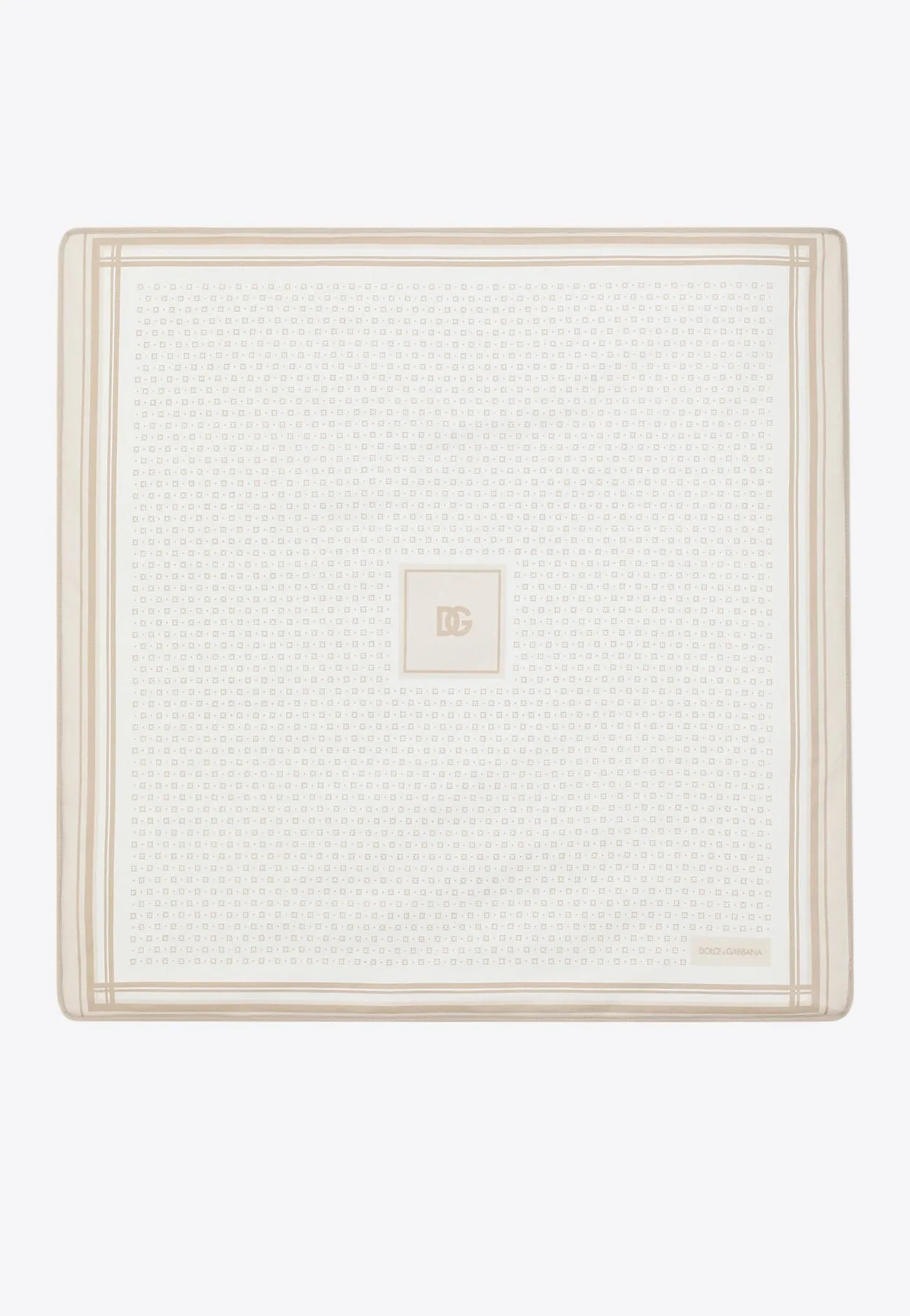 Baby Boys DG Logo Print Blanket