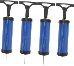 Balloon Inflator Kit (4pcs) Portable Mini Air Pump Hand Held for Air Inflation Manumotive Tool Compact Lightweight for Parties Random