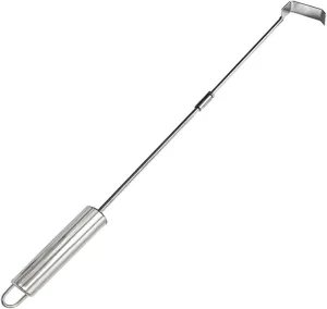 Barbecue Supplies,46cm Stainless Steel Charcoal Ashs BBQ Ashs Tool for Kamados Charcoal Cooking Wood Burners Stove Cooking Acce