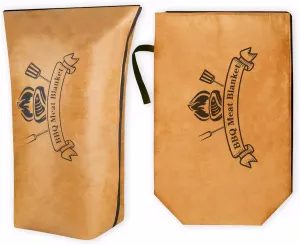 BBQ Blanket for Resting Meat 21 Inch,Smoker Meat Resting Blanket, Insulated BBQ Meat Resting Bag Brisket,Suitable for Large Cuts of Brisket/Beef/Pork Shoulder/Turkey(2-Pack)
