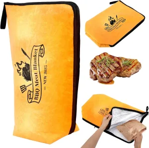 BBQ Blanket for Resting Meat – Insulated Smoker Grilling Bag for Juicy Flavorful Meats | Ideal for Brisket, Ribs, Pork & More | Durable, Easy to Clean & Portable（25in）