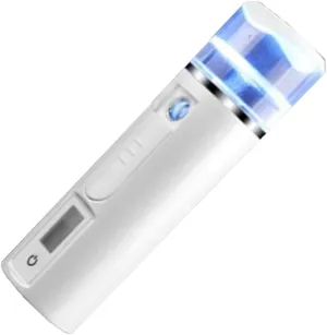 Beaupretty Durable Nano Face Sprayer for Skin Care Portable Pore Facial Steamer White Non Slip Design for Comfortable Grip for Hydration and Makeup Application