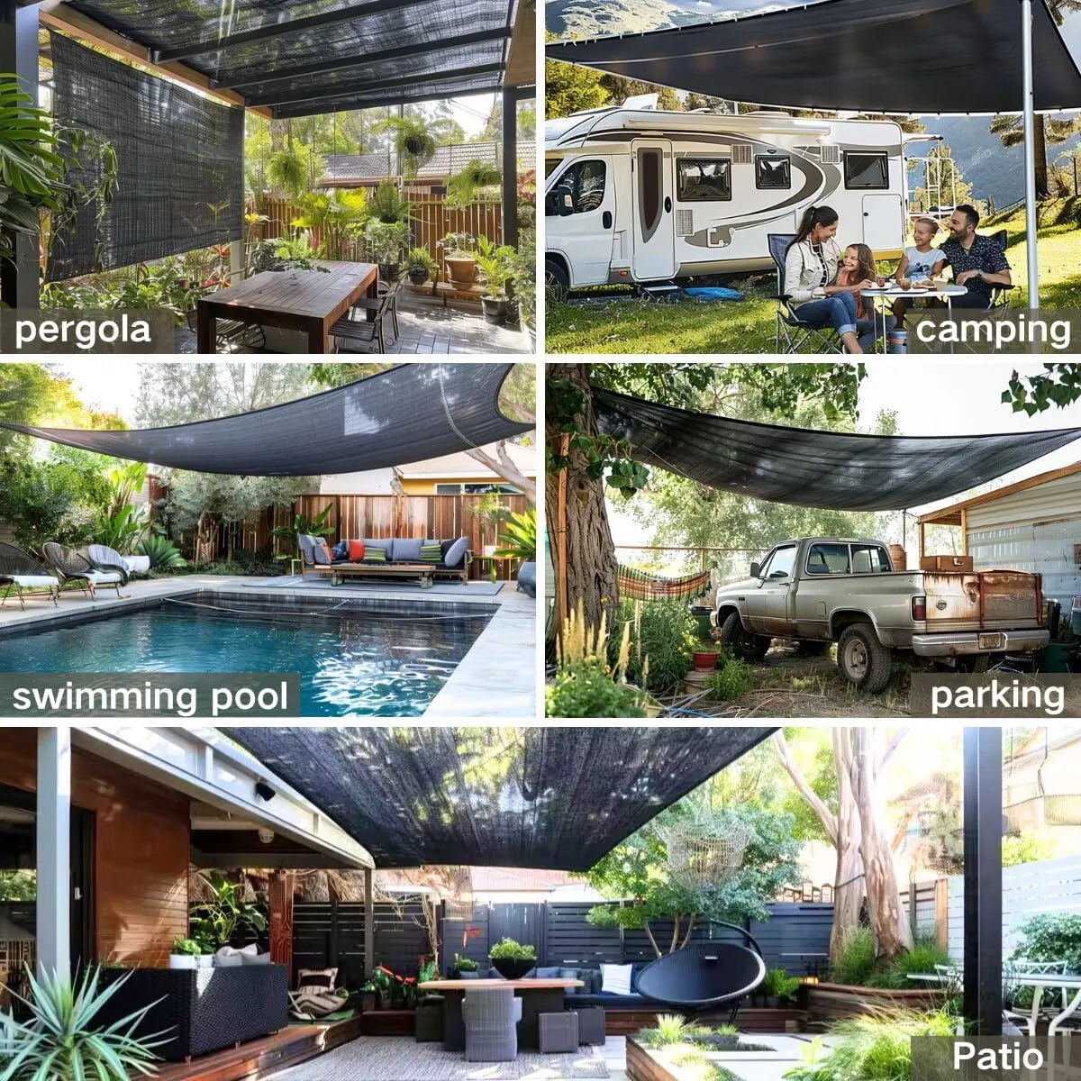 BeGrit Shade Cloth for Garden 90% 10x20ft with Grommets Sunblock Sun Mesh UV Resistant Net for Plants,Greenhouse,Patio,Chicken Coop(Black)