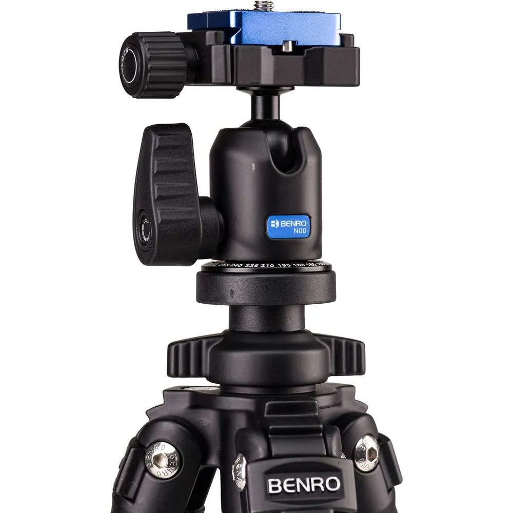 Benro TSL08AN00 Slim Series Tripod Kit with N00 Ball Head - Aluminium
