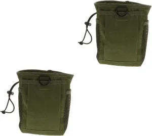 BESPORTBLE 2pcs Mountaineering Accessory Bag Portable Storage Bag Drawstring Camp Storage Hiking