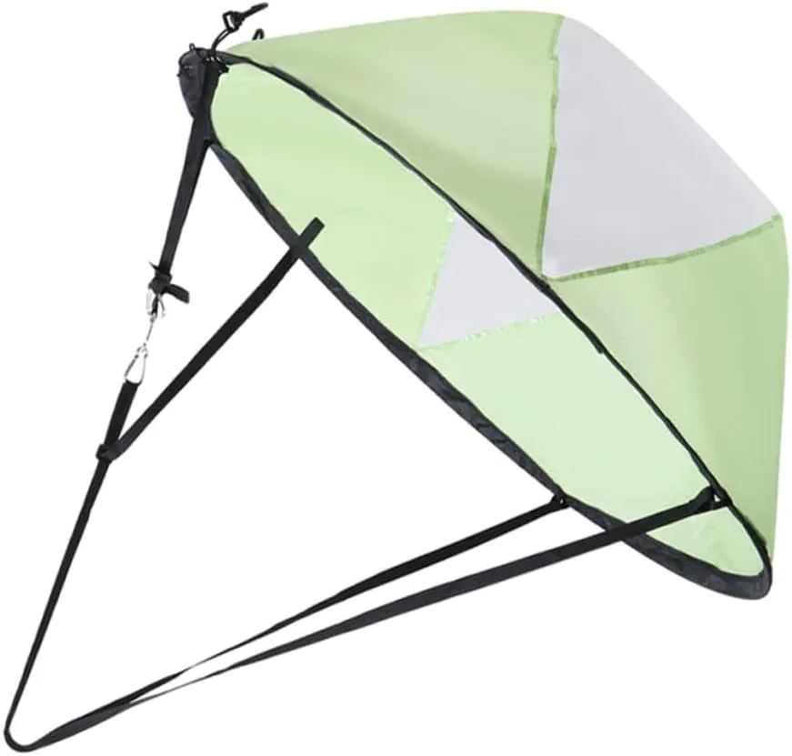 BESPORTBLE Sailboat Sailboat Tie Oars Rope Downwind Kayak Sail Kayak Wind Sail Foldable Kayak Sail