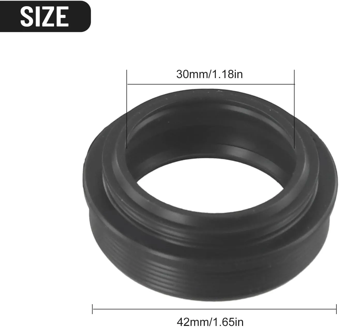Bicycle Fork Dust Seal 30-40mm, Fork Oil Seals Kit Fit For FOX, For ROCKSHOX, For MANITOU, For SR SUNTOUR, Bicycle Front Fork Seal Kit, Front Fork Shock Oil Seal And Dust Seal Set(40x53mm) (30x42mm)