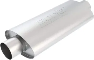 Borla 40944 XR-1 Stainless Steel Sportsman Racing Oval Muffler, 3"