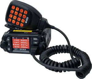BTECH UV-25X2 (Second Gen.) Mini Mobile 25 Watt Dual Band Base, Mobile Radio: VHF, UHF Amateur (Ham)