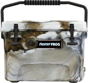 Camo 20 Quart Ice Chest Heavy Duty High Performance Roto-Molded Commercial Grade Insulated Cooler
