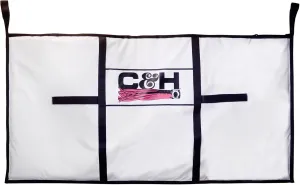 C&H Lures Tournament Fish Bag, X-Large Billfish 40 in x 88 in / 101 cm x 223.5 cm, with Dual Zippers & Drain Plug, White