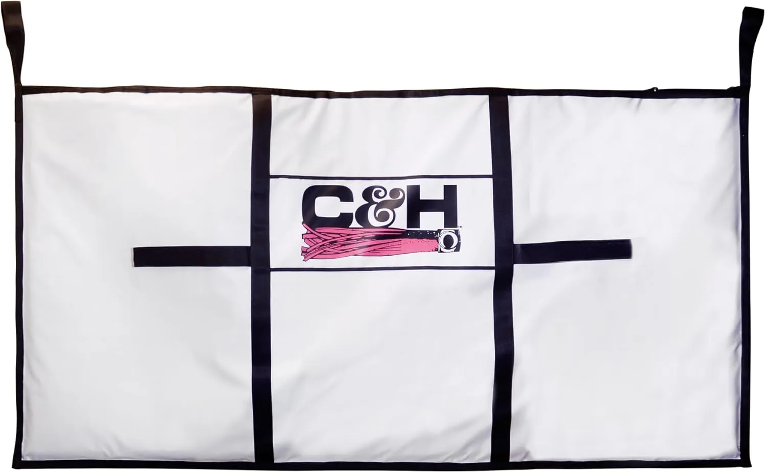 C&H Lures Tournament Fish Bag, X-Large Billfish 40 in x 88 in / 101 cm x 223.5 cm, with Dual Zippers & Drain Plug, White