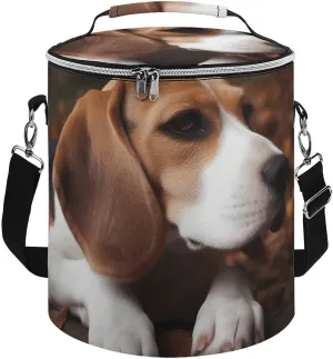 Camping Cooler Bag, Cute Beagle Print Portable Ice Pack Outdoor Cooler Bag Picnic Cooler Bag Foldable Cooler Bag, style