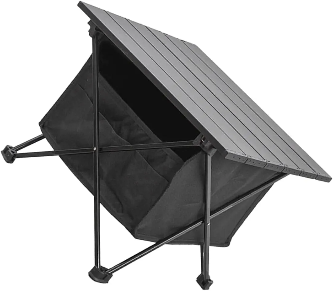 Camping Folding Desk Outdoor Table Cooler Compact Portable Aluminum Alloy Construction