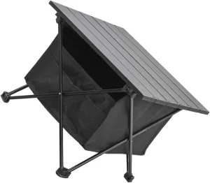 Camping Folding Desk Outdoor Table Cooler Compact Portable Aluminum Alloy Construction