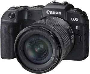 Canon EOS RP Full-Frame Mirrorless Interchangeable Lens Camera   RF24-105mm Lens F4-7.1 is STM Lens Kit- Compact and Lightweight for Traveling and Vlogging, Black (3380C132)