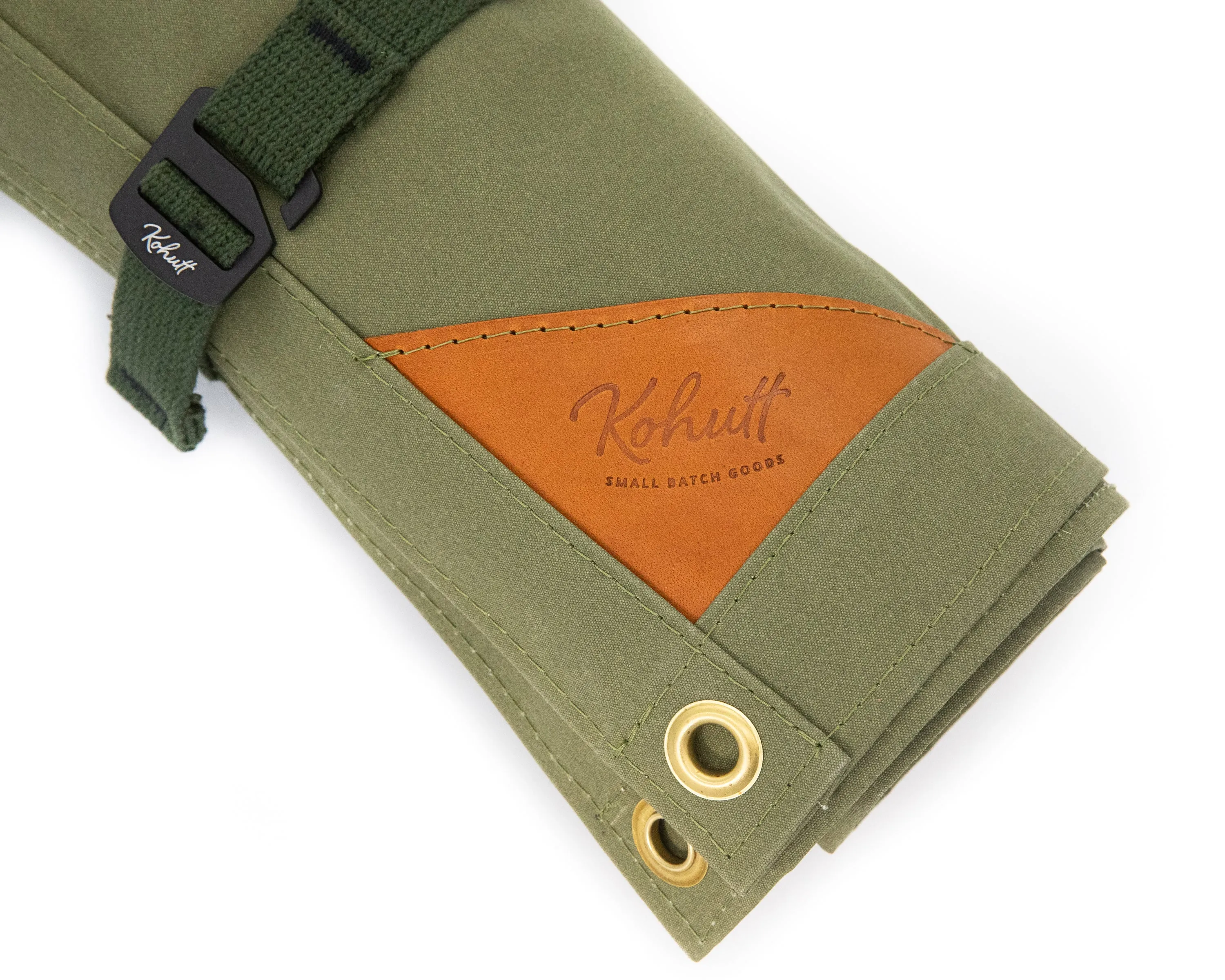 Canvas field blanket in seagrass green
