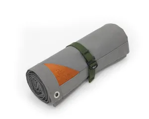 Canvas field blanket in storm grey