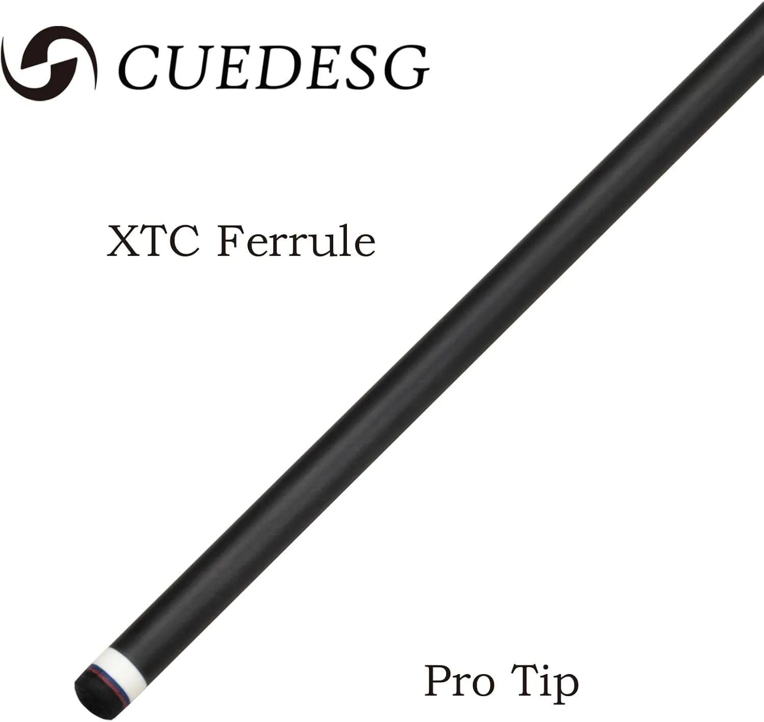Carbon Fiber Pool Cue Stick 10.5mm/11.8mm/12.5mm,Low Deflection Pool Stick with Rare Wood Butt,Professional Cue Stick with Box Case