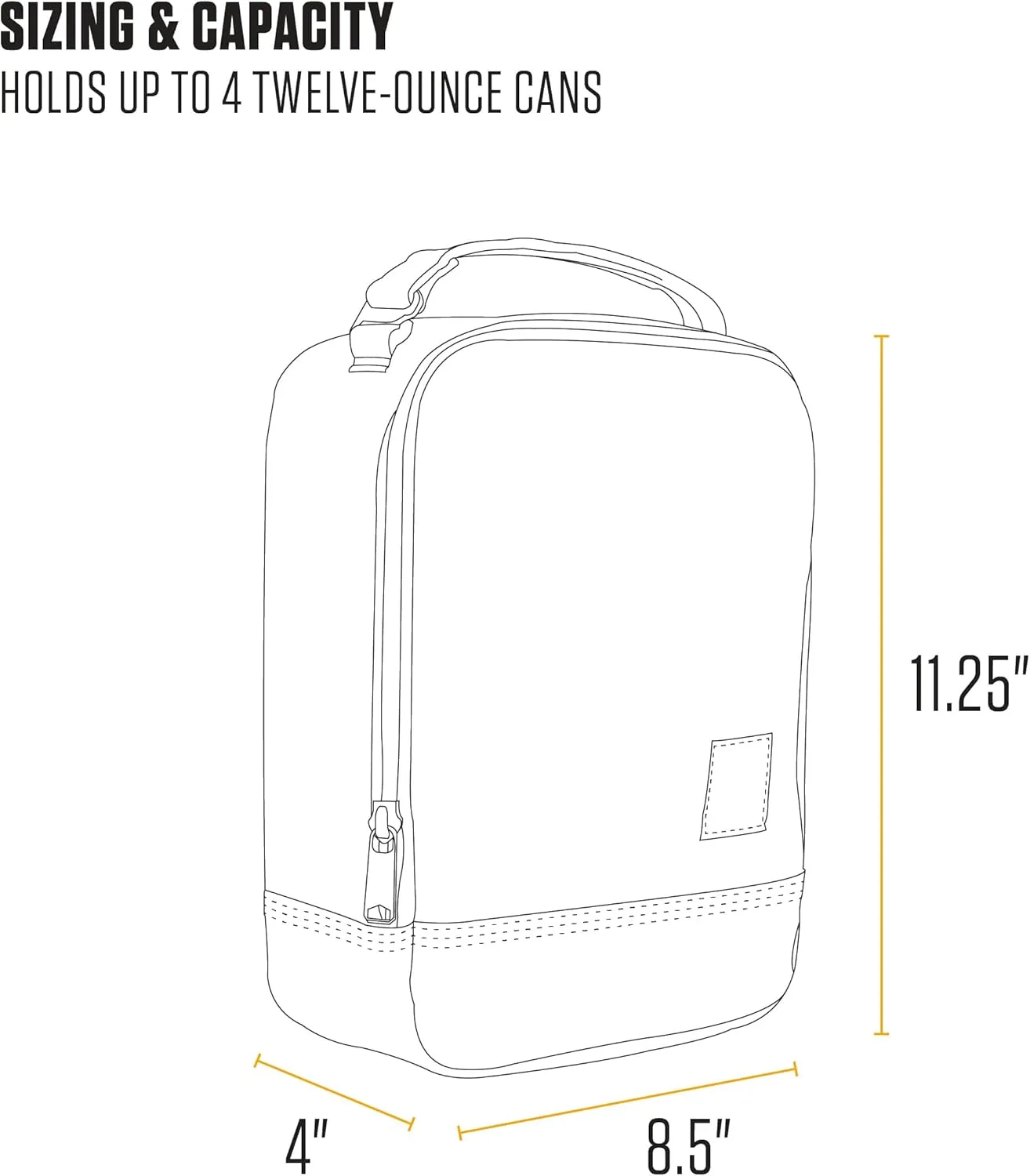 Carhartt Gear B0000581 Insulated Lunch Cooler - One Size Fits All - Carhartt Brown