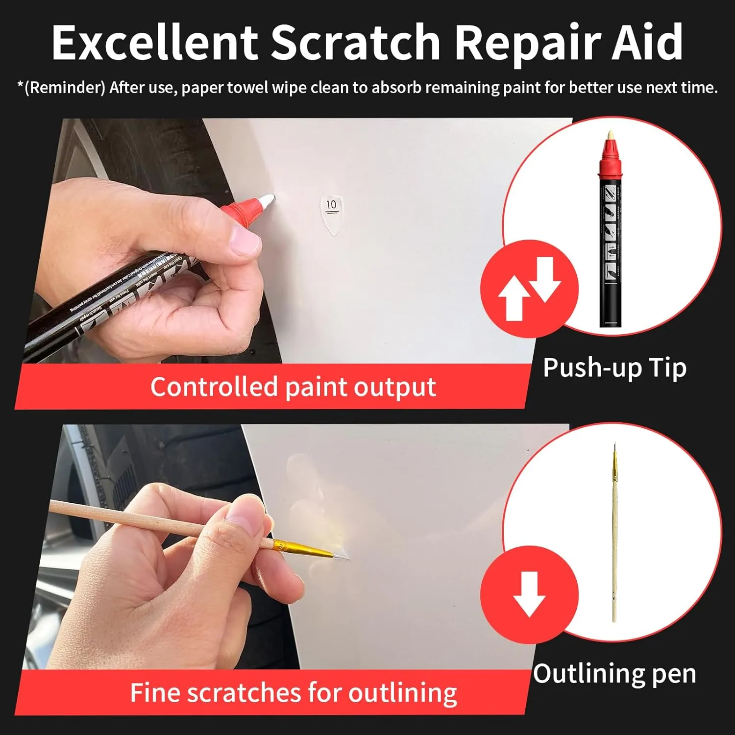 Carhoo GBM/12L/12U/291 Arden Blue Metallic Compatible with Buick Exact Match Touch Up Paint Pen - 0.56 Fl Oz(16ml)