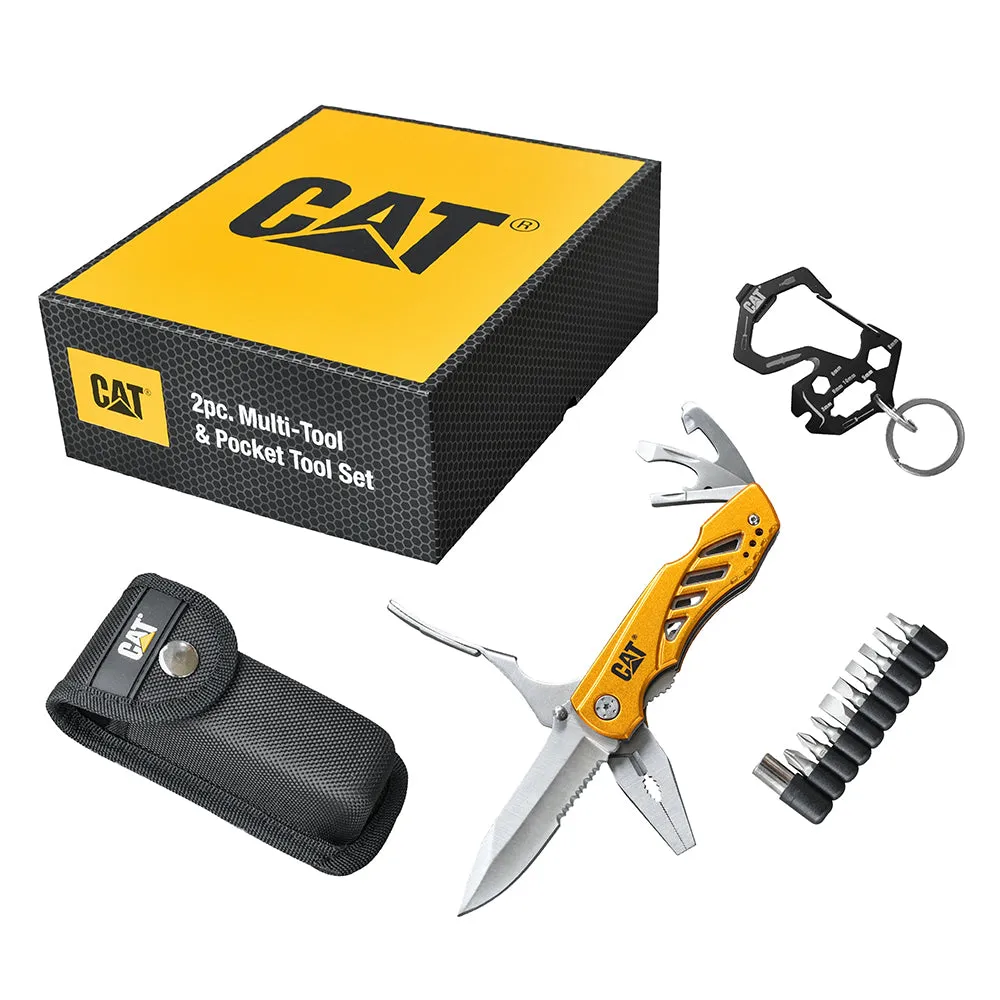 Cat Multi-Tool and Pocket Tool Gift Box Set