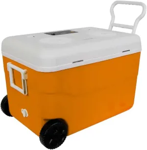Cerwin Vega CVC65O Ice Chest Cooler 55QT with 6.5" 2-Way Marine Speakers, Bluetooth Streaming, Phone Charger & 10-Hour Battery Life Orange