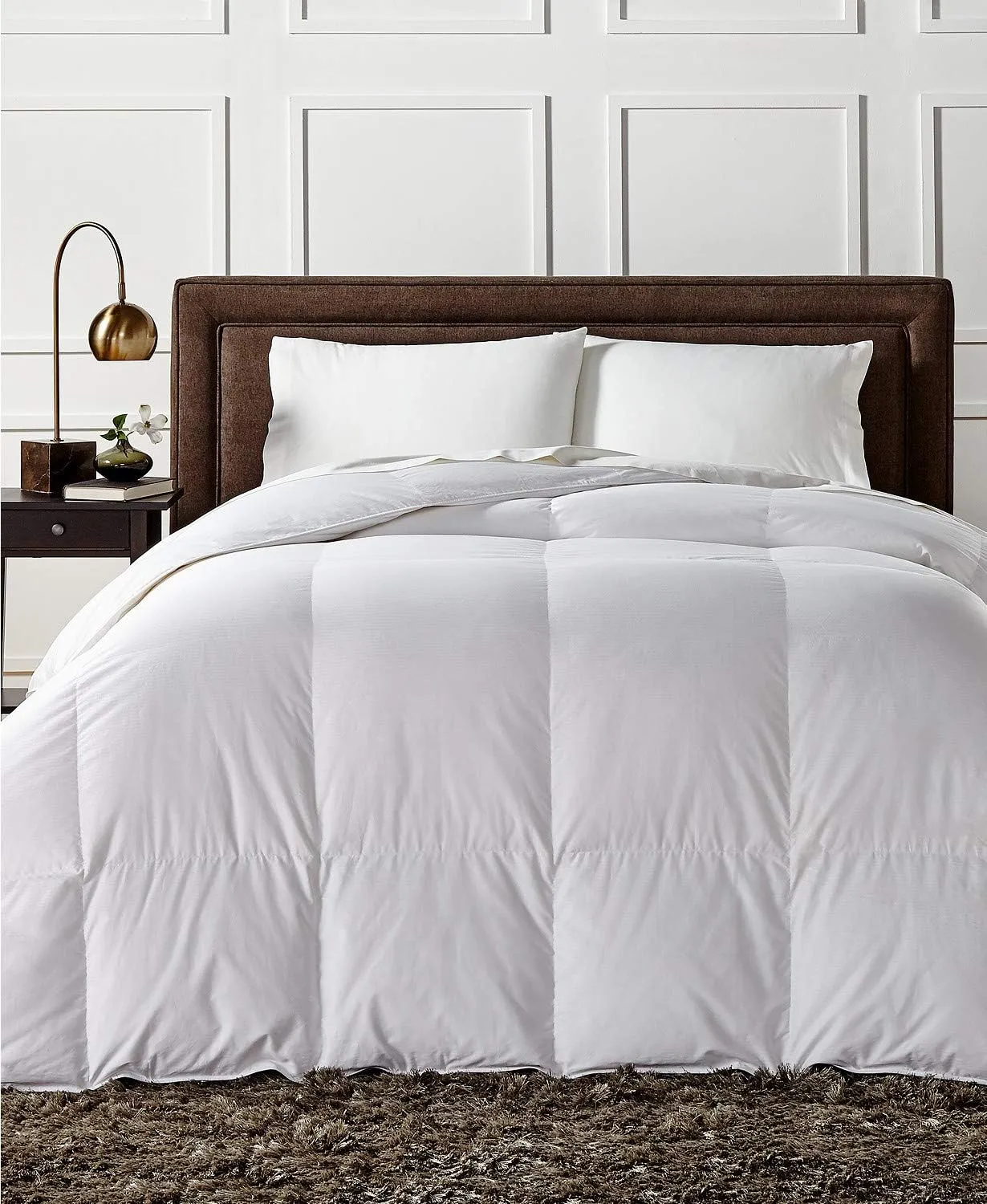 Charter Club European White Down Heavy Weight Twin Comforter New Model